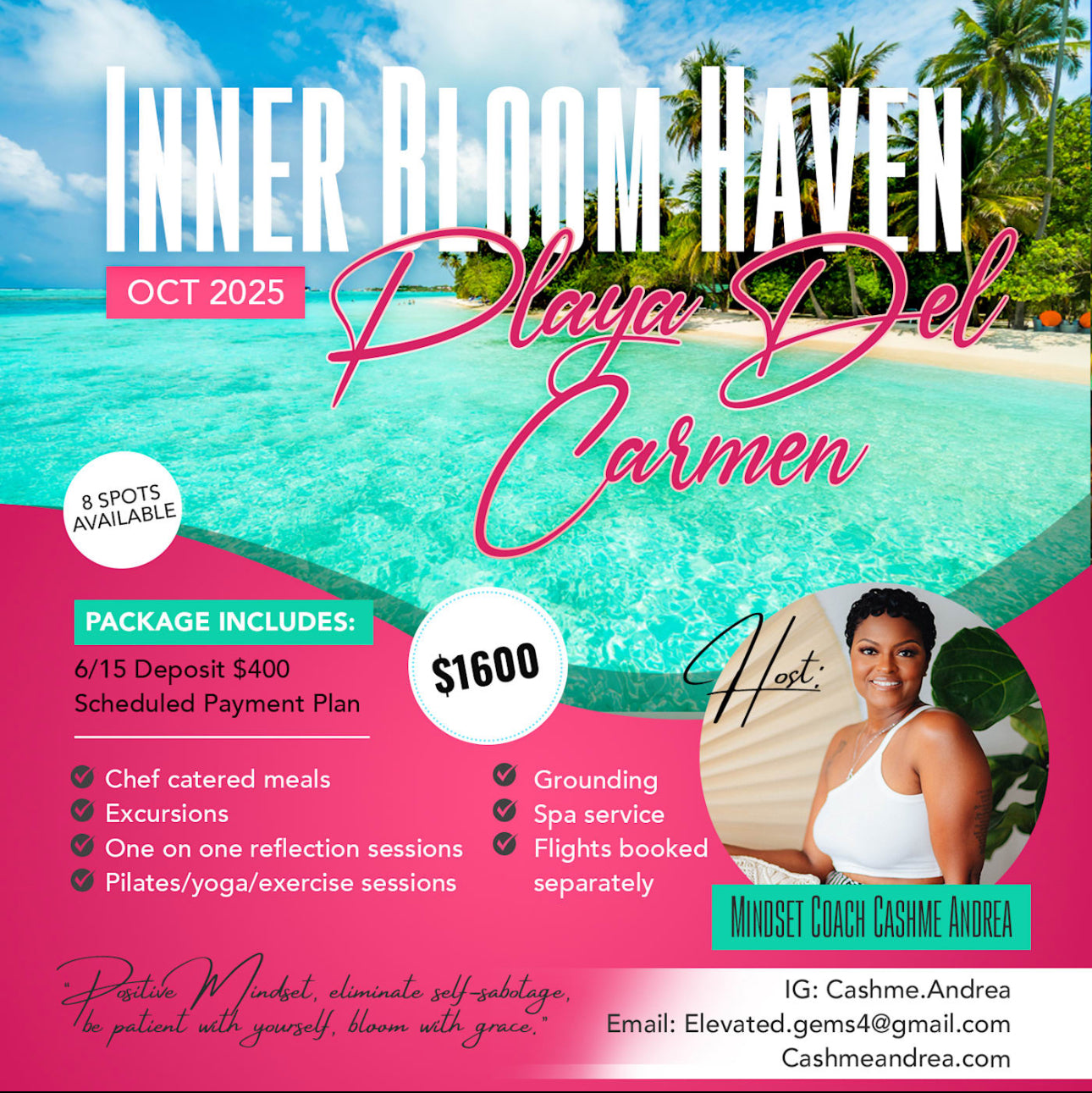Inner Bloom Haven: PLAYA DEL CARMEN OCTOBER 2025